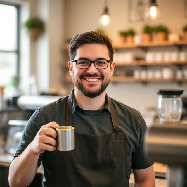 A friendly support staff member from Aperture Coffee School.