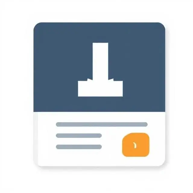 Icon for a course catalog download.